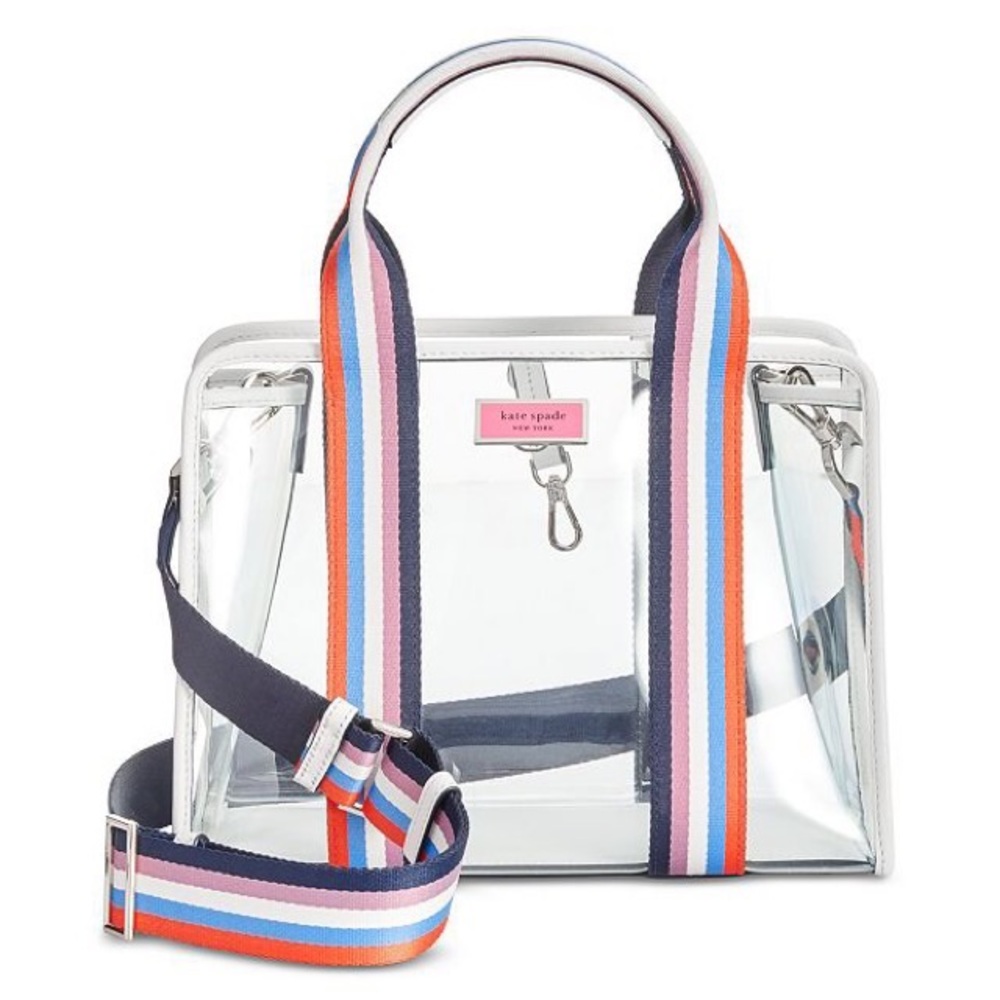 Kate Spade Sam see-through satchel crossbody bag